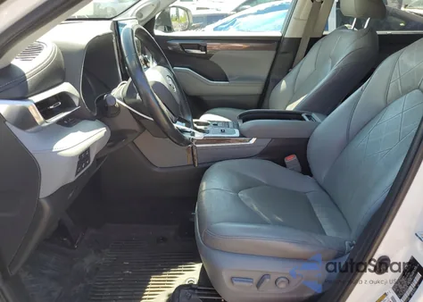 2021 Toyota Highlander Hybrid Platinum из США, поврежденный, VIN 5TDEBRCH7MS050144